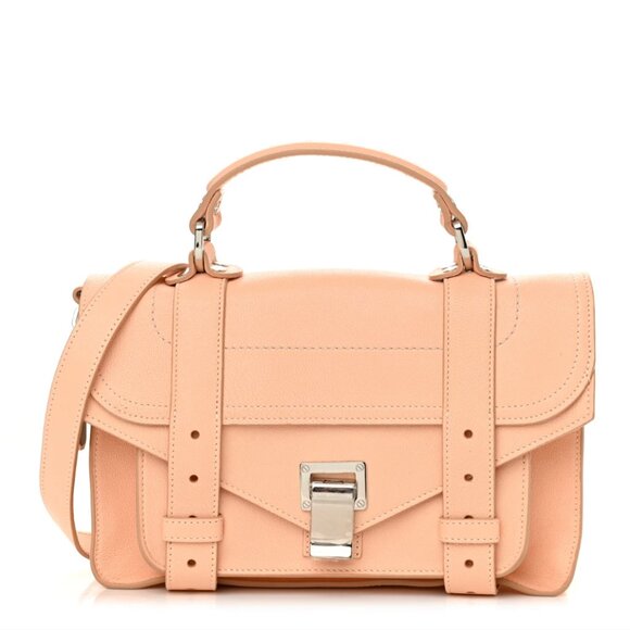 Proenza Schouler  Lambskin Tiny PS1 Satchel Peach NWT - Picture 1 of 10